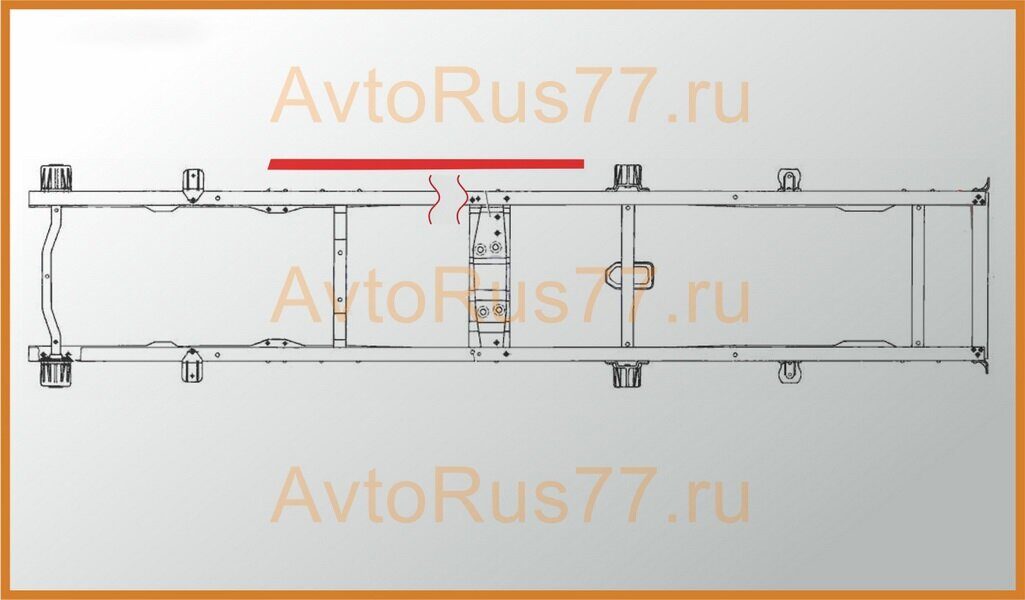 Удлинитель рамы газель 3302